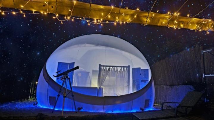 Отель Burbujas Astronomicas Albarari Санхенхо Экстерьер фото